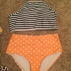 Stripes and dots bikini
